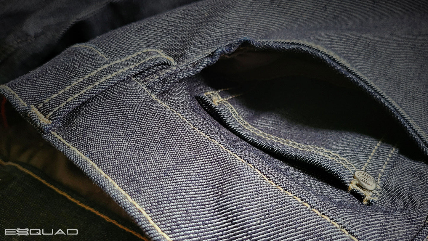 Jean ESQUAD MILO WP RAW BLUE